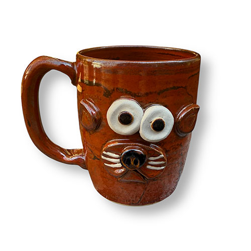 Nelson Studio Brown Cat Mug DP5101